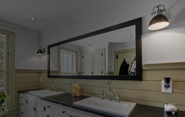 Bathroom vanity lights that hang hot sale from ceiling