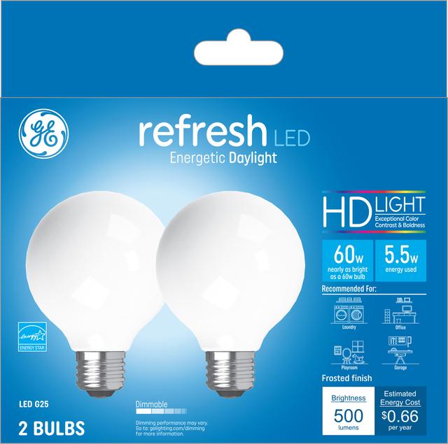 daylight globe light bulbs