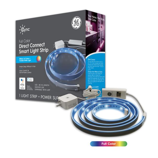 GE CYNC Direct Connect Light Strip Full Color Works with Alexa