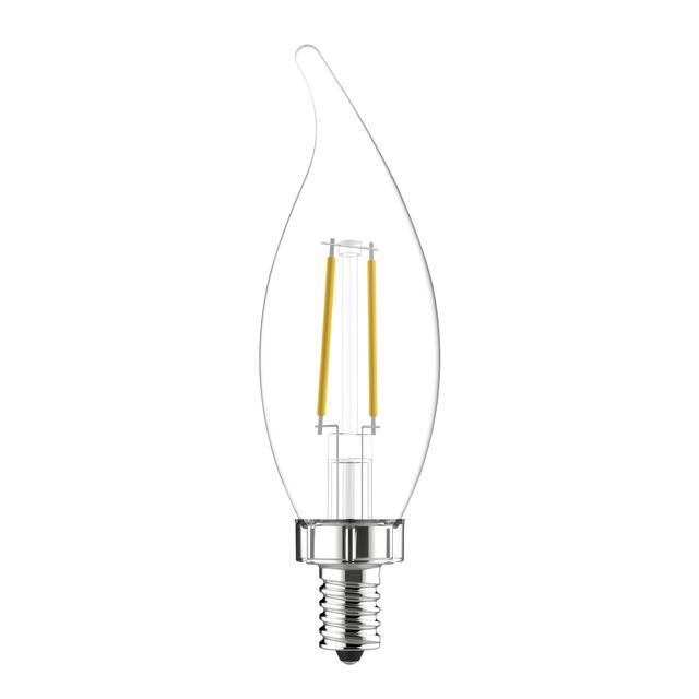 GE Reveal HD+ LED 40 Watt Replacement, Reveal, CA11 Deco - Candle Bulbs ...