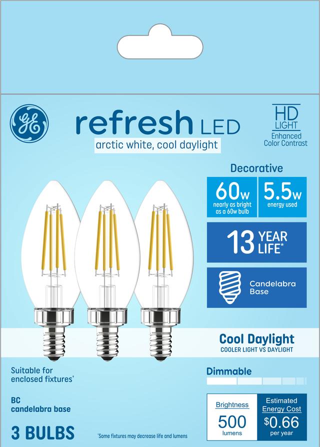 Ge refresh led hd store light 500 lumens