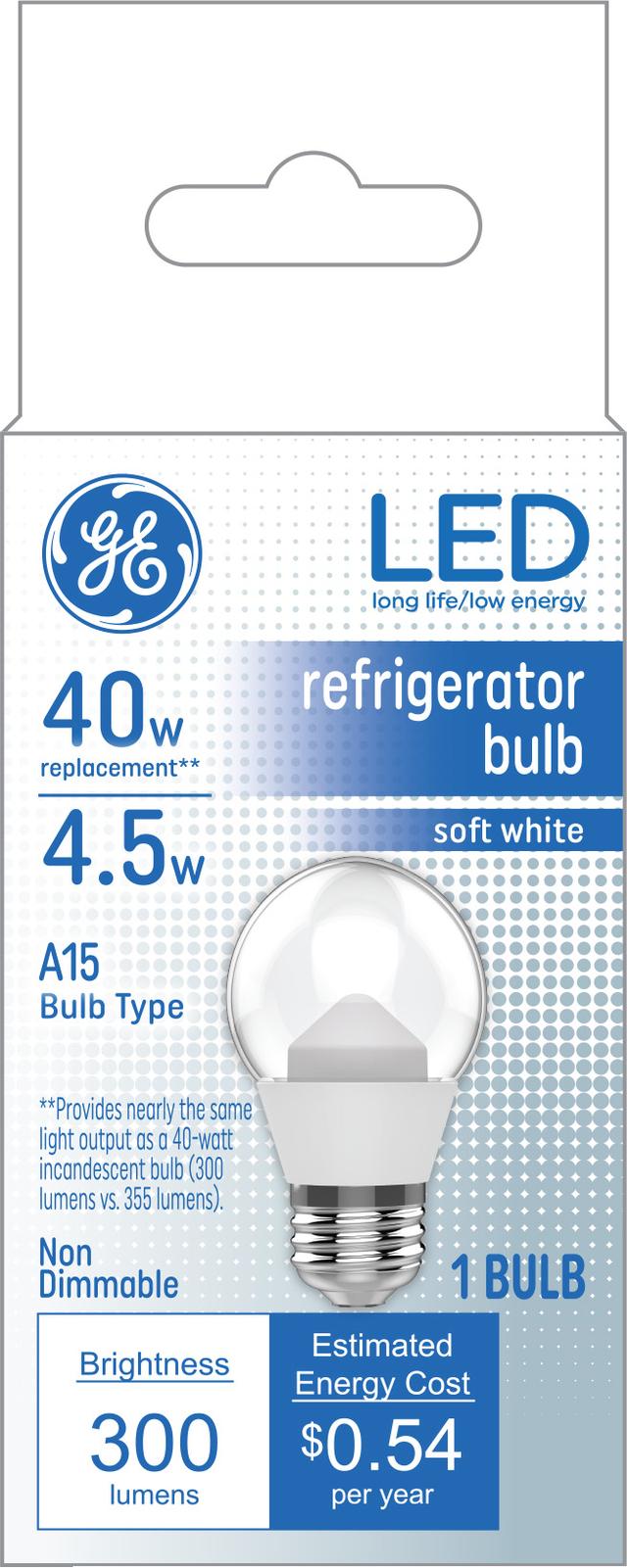 GE Specialty LED 40 Watt Replacement Soft White A15 Appliance