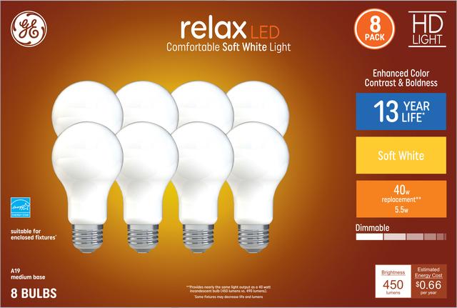 Relax led comfortable soft shop white light 40w