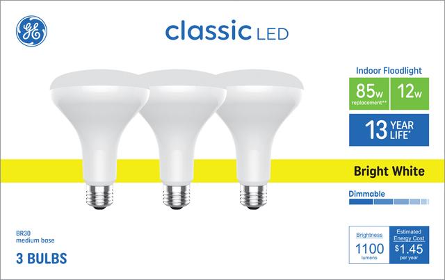 GE Classic LED 85 Watt Replacement Bright White BR30 Indoor