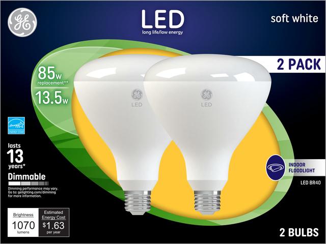 GE Classic LED 85 Watt Replacement Soft White BR40 Indoor