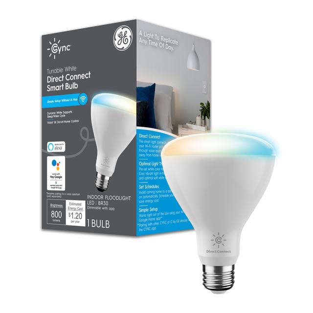 GE CYNC Direct Connect Smart LED Light Bulb Tunable White Works