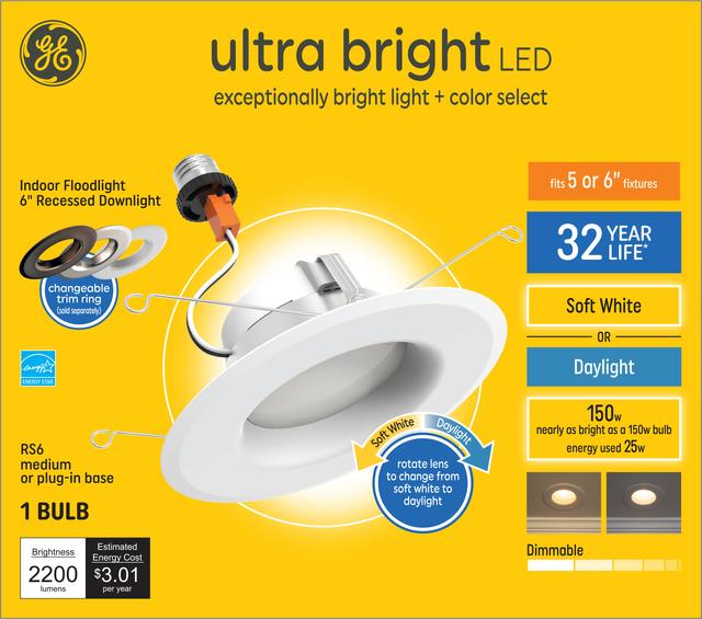 Ge led deals recessed downlight