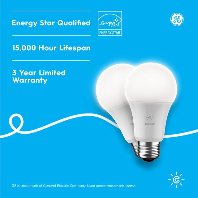 GE Cync Reveal Smart LED Light Bulbs Works with Alexa and Google