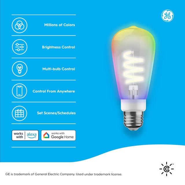 smart edison bulb color