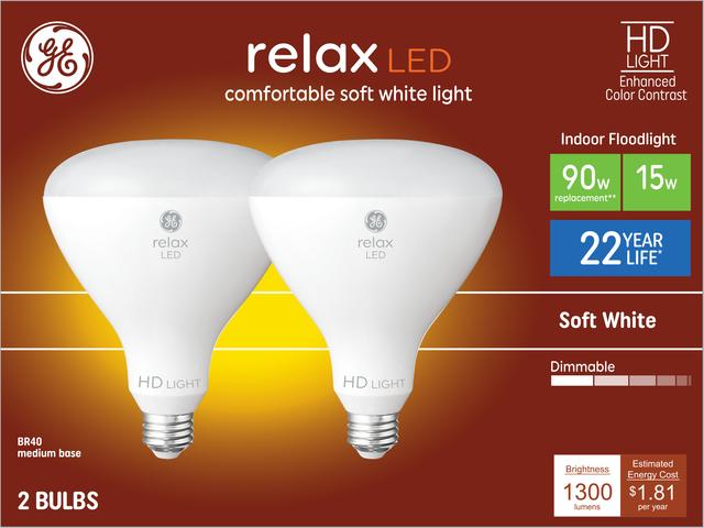 Ge relax led 65w deals indoor flood light