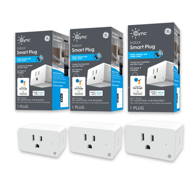 GE CYNC Indoor Smart Plug, WIFI Plug, Alexa and Google Home