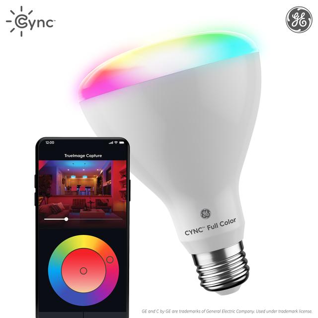 c by ge full color smart bulb br30