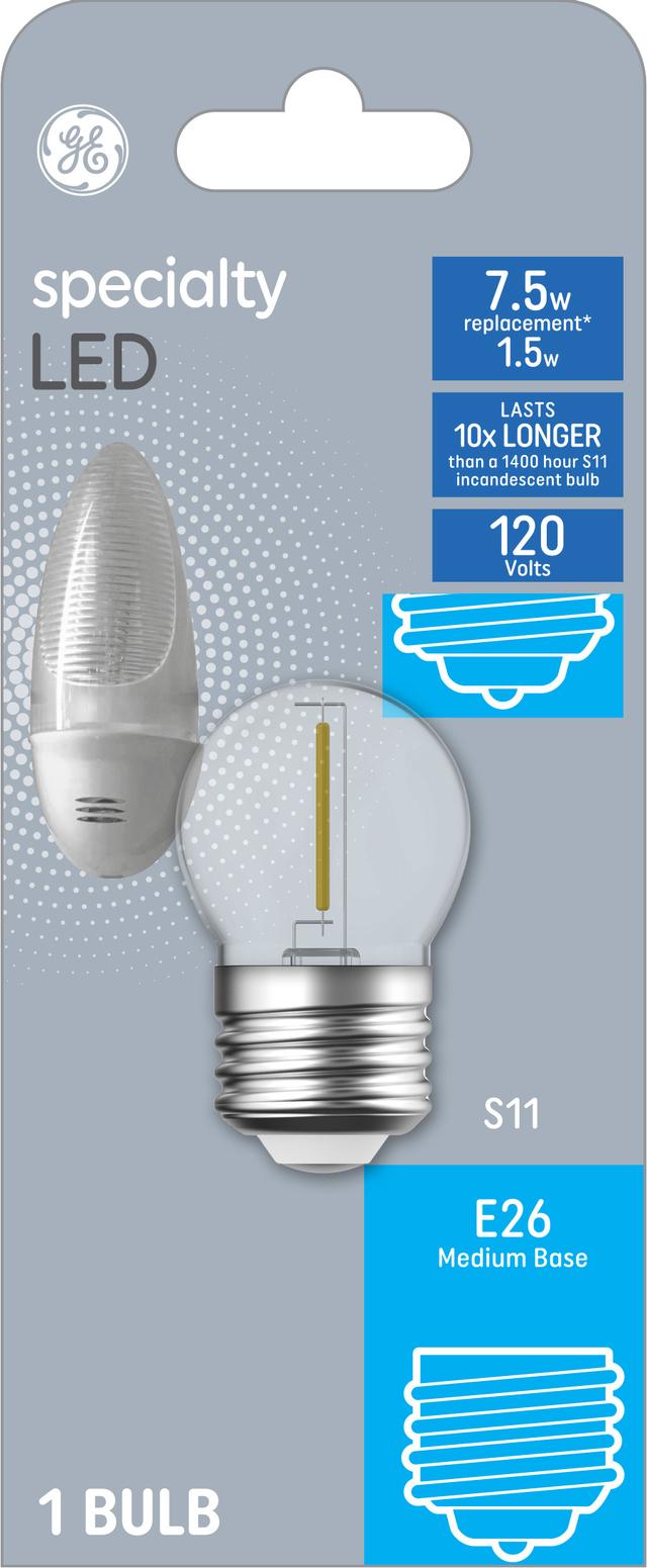 GE Specialty LED 7.5 Watt Replacement Soft White S11 Night Light