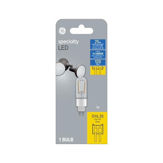 DEL spéciale GE 25 watts de rechange, blanc doux, ampoule spéciale T4 (lot de 1)