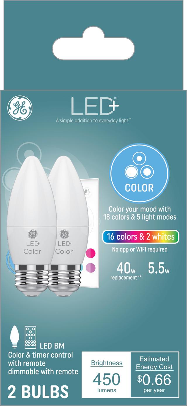 40 watt color changing light bulb