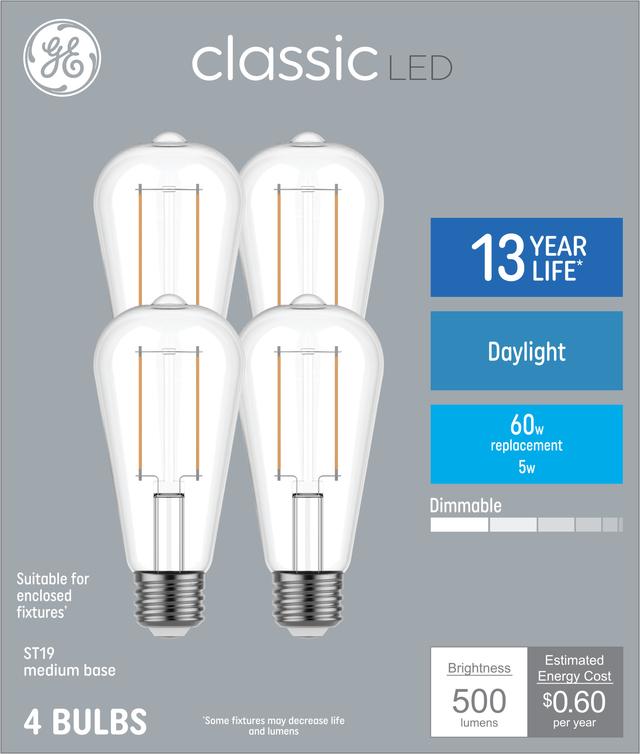 Ge led edison deals bulbs