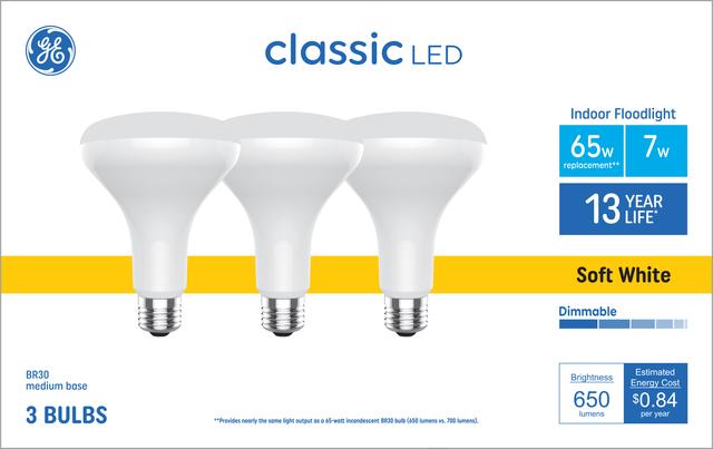 GE Classic LED 65 Watt Replacement Soft White BR30 Indoor