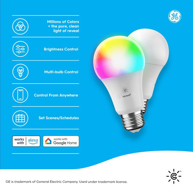 Colour changing store bluetooth light bulb