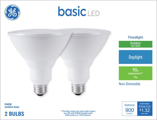 GE Basic LED 90 Watt Replacement Daylight PAR38 Outdoor