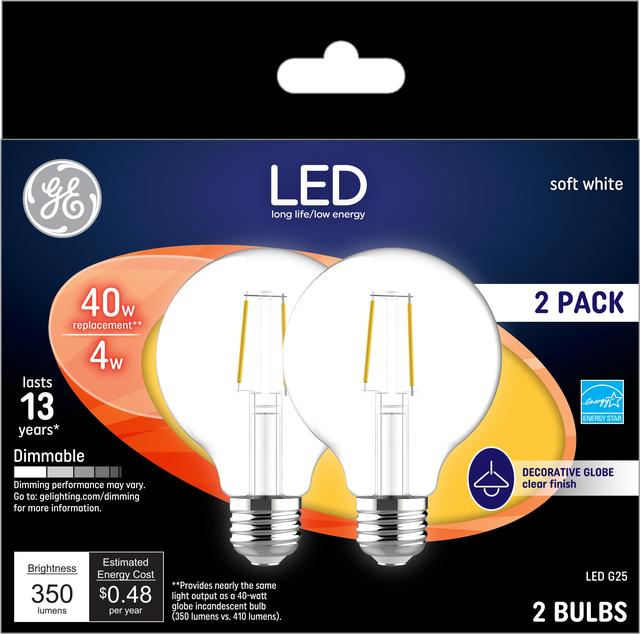 Ge g25 led deals bulb