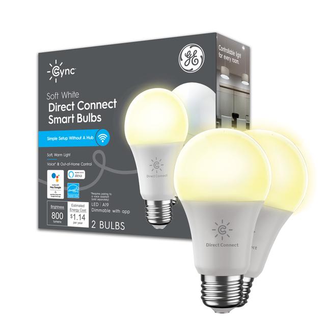 GE Cync Direct Connect Soft White Smart LED Light Bulbs Works