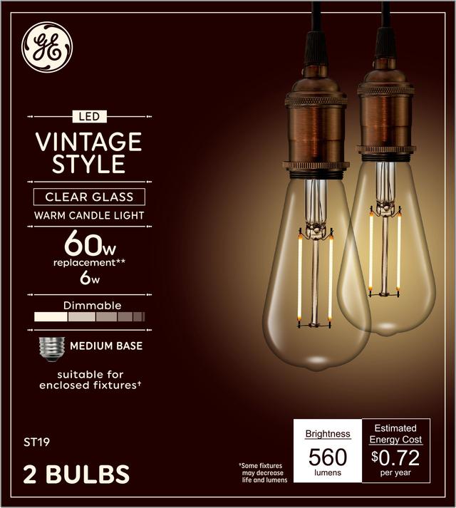 Ge vintage style warm deals candle light