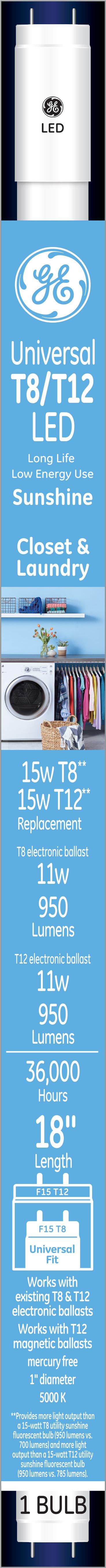 Universal t12 online led replacement