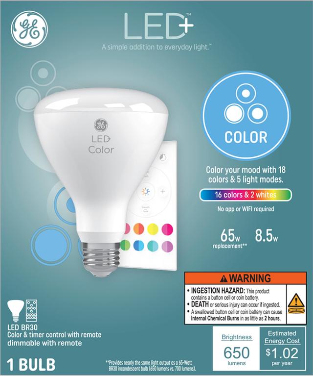 Ge br30 deals smart bulb