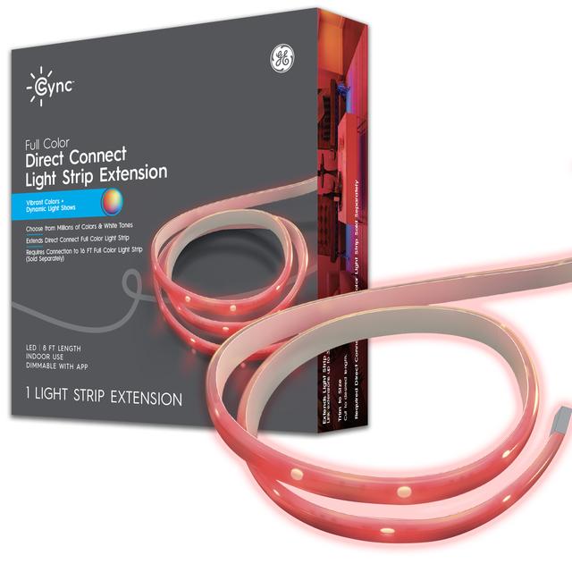 GE Cync Direct Connect Smart LED Light Strip Extension Color