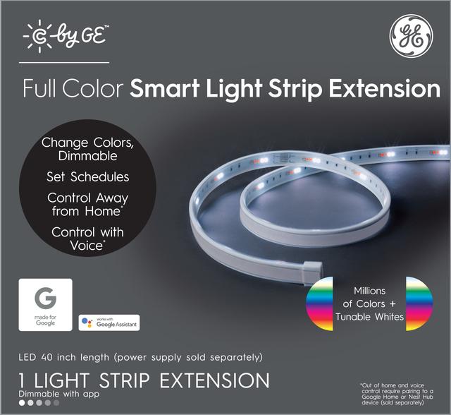 GE Cync Bluetooth Light Strips Smart LED Full Color Works with