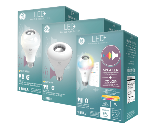 LED+ Speaker Light Bulb | Bluetooth Light Bulb Speaker