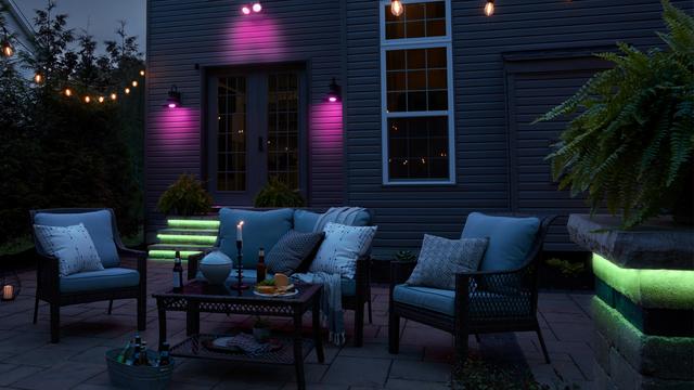 Outdoor patio led store strip lights