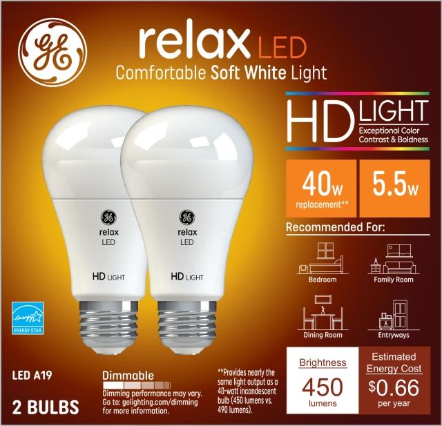 relax led comfortable soft white light 40w