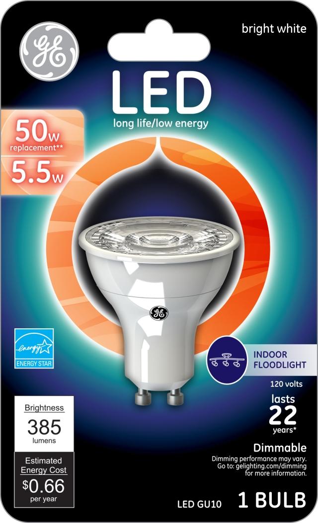 ge led energy smart gu10 5.5 w