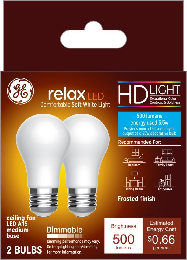 energy efficient ceiling fan light bulbs