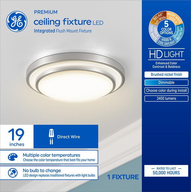 ge flush mount led