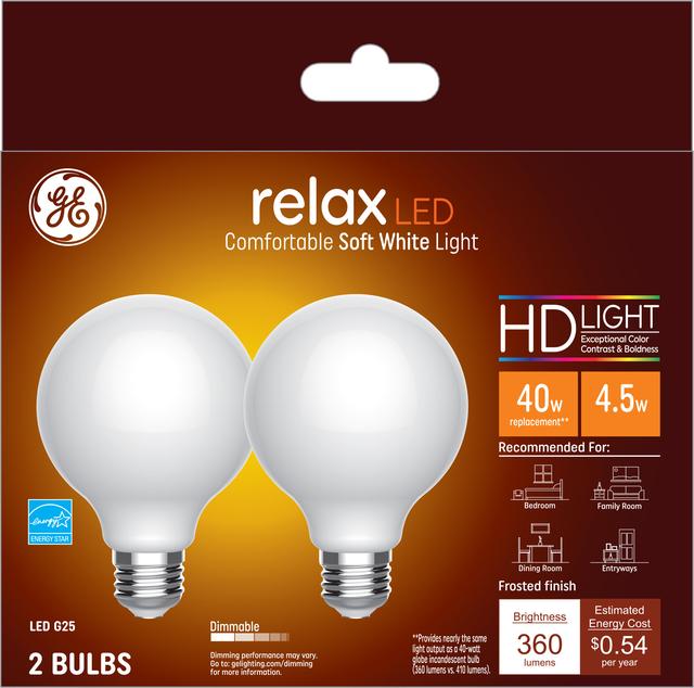 ge globe light bulbs