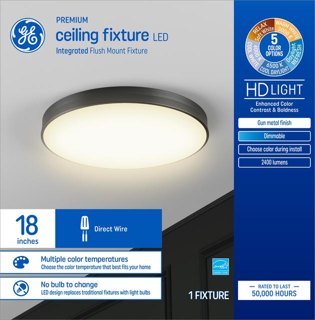 color changing flush mount ceiling light