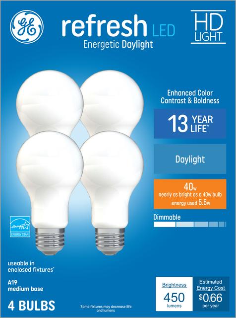 Daylight Bulbs Refresh HD LED Light Bulbs