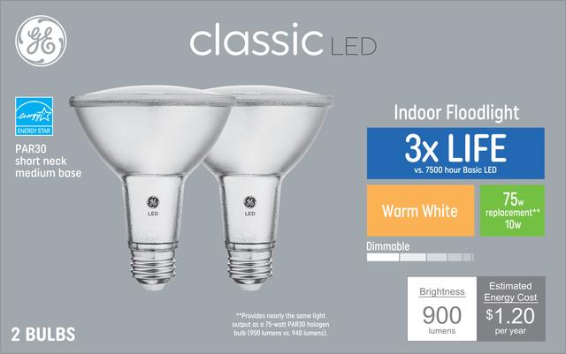 ge par30 short neck led