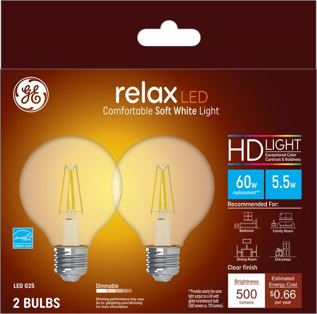 60w clear globe light bulb