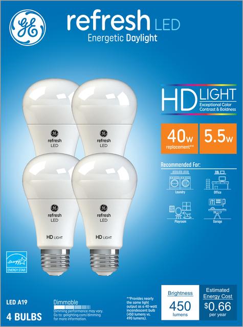 ge refresh led energetic daylight 40w