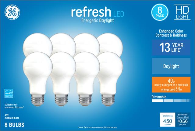 Daylight Bulbs Refresh HD LED Light Bulbs