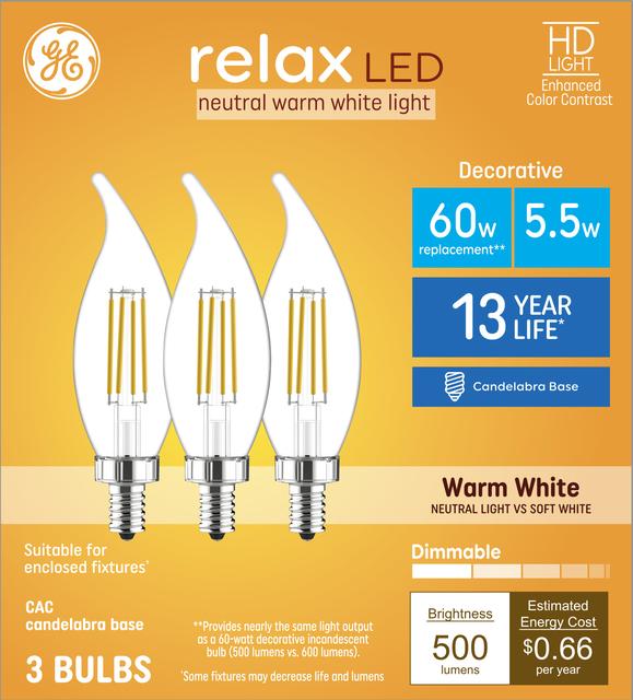 Relax HD LED Light Bulbs