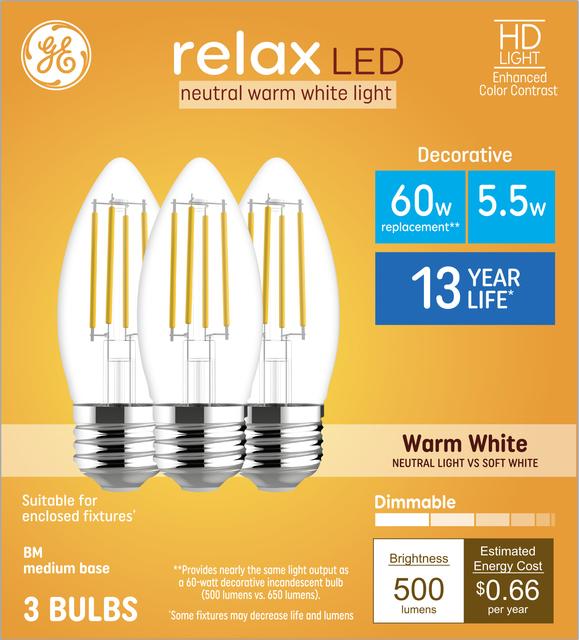 Relax HD LED Light Bulbs