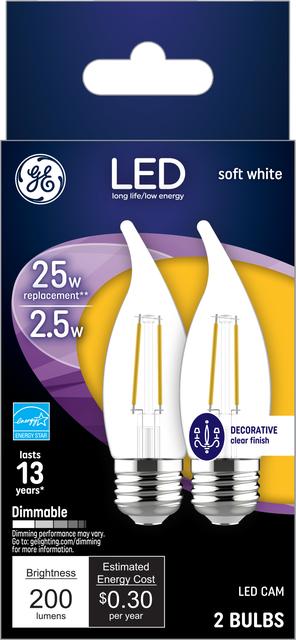 Bright white deals led candelabra bulbs