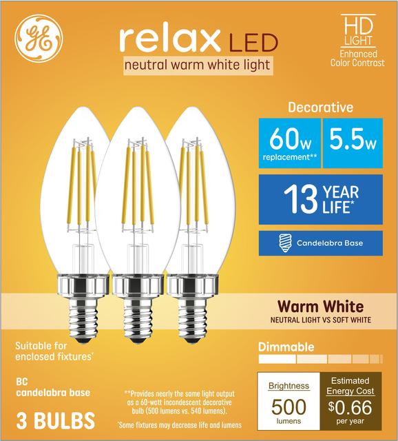 Relax HD LED Light Bulbs