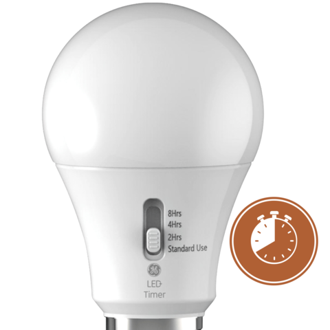 GE Lighting LED+ - Bombilla de batería de respaldo, recargable, blanco  suave, base media (paquete de 1)