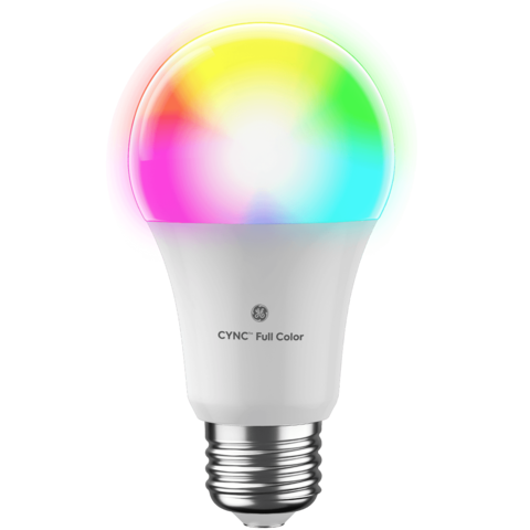 GE C-Sleep Smart Bulb for the Bedroom, 3-Color Settings, Works